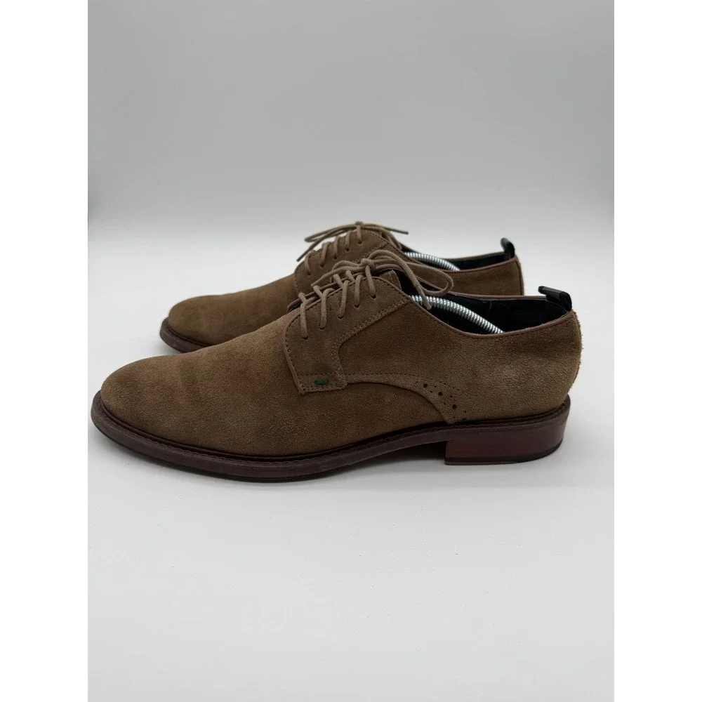 Rodd & Gunn Mens Brown Suede Leather Derby Shoes ZX0442 EUR 44